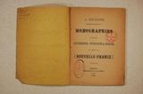 Livre (Monographies : gouverneurs, intendants et évêques de la Nouvelle-France (Ex. II)). Page de titre