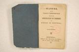 Livre (Manuel de la visite épiscopale dans les communautés et paroisses du diocèse de Montréal). Page de titre