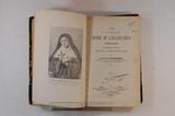 Livre (Vie de la révérende mère Marie de l'Incarnation, ursuline (née Marie Guyard) : première supérieure du monastère des Ursulines de Québec). Page de titre avec frontispice