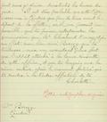 Document (Lettre de Charlotte Berczy à Wm Berczy)