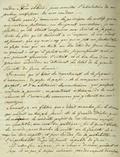 Document (Lettre de Wm. Berczy à Jacques Viger)