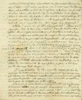 Document (Lettre de Wm. Berczy à Jacques Viger)