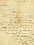 Document (Lettre de Paul Bertrand à E. Soupras)