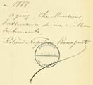 Document (Lettre de Roland Nap. Bonaparte à Baby)