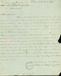 Document (Lettre d'Hector Bossange à Joseph Masson)