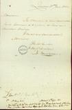 Document (Lettre de Joseph Bouchette à P. L. Panet)
