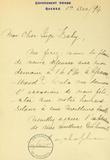 Document (Lettre de J. A. Chapleau à G. Baby)