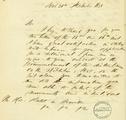 Document (Lettre de John Colborne à Hertel de Rouville)
