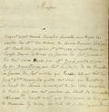 Document (Lettre de Curatteau à François Baby)