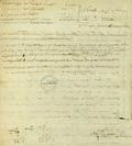 Document (Lettre de l'abbé Desjardins à de La Corne)