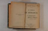 Livre (Le prince de Bismarck : sa correspondance). Page de titre