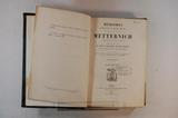 Livre (Mémoires, documents et écrits divers laissés par le prince de Metternich, chancelier de cour et d'État (Tome II)). Page de titre