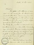 Document (Lettre de Mgr Ed. C. Fabre à Pagnuelo)
