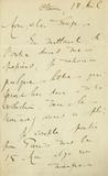 Document (Lettre d'Hector Fabre à Georges Baby)