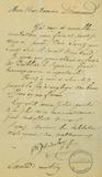 Document (Lettre de Charles Hindelang à L. T. Drummond)