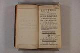 Livre (Lettres de Madame la comtesse de la Rivière, à Madame la baronne de Neufpont, son amie : contenant les principaux évènemens de sa vie, de celle de ses enfans, & de quelques-uns de ses parens ; avec beaucoup de nouvelles & d'anecdotes du règne de Louis XIV, depuis l'année 1686 jusqu'à l'année 1712 (Tome I)). Page de titre avec signature