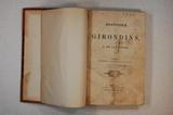 Livre (Histoire des Girondins (Tome I)). Page de titre