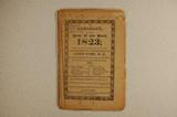 Brochure (An Almanack, for the year of Our Lord, 1823 : being the third after bissextile or leap year, calculated for the meridian of Saint John, N.B. ; being in latitude 45° 20' north, longitude 66° 3' west ; but will serve for any part of the province). Extérieur de l'imprimé