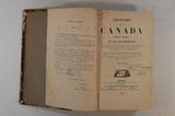 Livre (Histoire du Canada, de son Église et de ses missions : depuis la découverte de l'Amérique jusqu'à nos jours, écrite sur des documents inédits compulsés dans les archives de l'archevêché et de la ville de Québec, etc. (Tomes I et II)). Page de titre