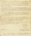 Document (Lettre de Lamothe-Cadillac à D'Argenteuil)