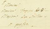 Document (Lettre de Lanaudière à F. Baby)