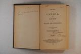 Livre (The rise of Canada from barbarism to wealth and civilisation). Page de titre