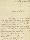 Document (Lettre de Marie-Joséphine D'Estimauville à Toussaint Pothier)