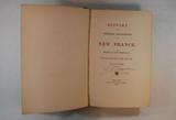 Livre (History and general description of New France (Tome II)). Page de titre avec signature