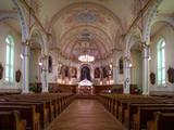 Église de Saint-Sébastien. Vue intérieure
