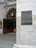 Plaque de la basilique Notre-Dame de Montréal (2). Vue d'ensemble