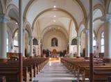 Église de Saint-Damien. Vue intérieure