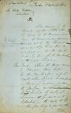 Document (Lettre de Hector Langevin à G. Baby)
