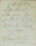 Document (Lettre de Hector Langevin à G. Baby)