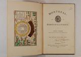 Livre (Montreal and its fortifications). Page de titre avec frontispice