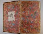 Livre (Dictionnaire universel, contenant généralement tous les mots françois tant vieux que modernes, et les termes de toutes les sciences & des arts ... (Tome II)). Intérieur de l'imprimé avec ex-libris