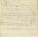 Document (Lettre de De Lanaudière, fils, à F. Baby)