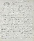 Document (Lettre de Marg. De Lanaudière à Geo. Baby)