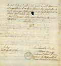 Document (Lettre d'A. Praetorius à Baby et Taschereau)