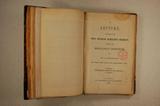 Brochure (A lecture, delivered by the Hon. William Hamilton Merritt, before the Mechanics' Institute of St.Catharines, on the 21st day of January, 1857). Page de titre