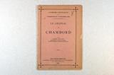 Brochure (Le château de Chambord). Page de titre