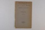 Brochure (American geological classification and nomenclature). Page de titre avec annotations