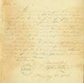 Document (Lettre de Wolfred Nelson à Chas. Mittleberger)