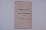 Brochure (A sermon preached in the Scotch Presbyterian Church : at Quebec, on Wednesday the lst. February, 1804, being the day appointed by proclamation for a general fast). Page de titre