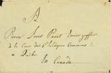 Document (Lettre de Marie-Anne Panet à Pierre-Louis Panet)