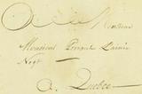 Document (Lettre de J. Périnault à Perrault)