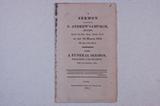 Brochure (A sermon delivered in St. Andrew's church, Quebec, by the late Rev. Alex. Spark, D.D. on the 7th March, 1819, the day of his death. Also, a funeral sermon, preached on that occasion, the 14th March, 1819). Page de titre