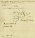 Document (Lettre de Mgr Provencher à Augustin Fréchette)