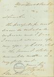 Document (Lettre de Thomas Ryan à A.M. Delisle)