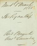 Document (Lettre de Thomas Ryan à A.M. Delisle)