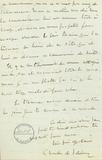 Document (Lettre de Chs L. De Salaberry à Charlotte)